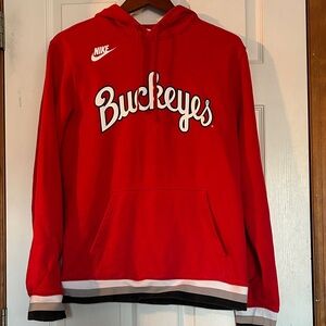 Nike Red Buckeyes Pullover Hoodie